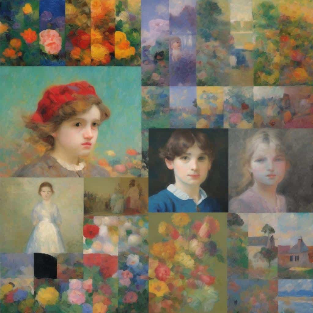 Ζωγραφιές παιδιών και ανθισμένα λουλούδια σε ψηφιακή τέχνη από δημιουργούς όλου του κόσμου. Έκφραση, τέχνη χωρίς σύνορα, διεθνής καλλιτεχνική συνεργασία, πολιτισμική ποικιλομορφία, σύγχρονη τέχνη, εκθέση, δημιουργικότητα.